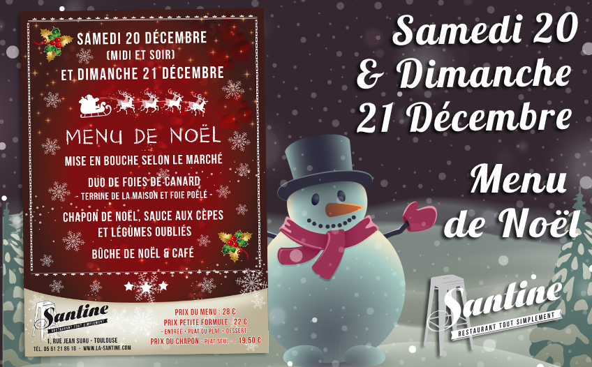 Menu de Noël