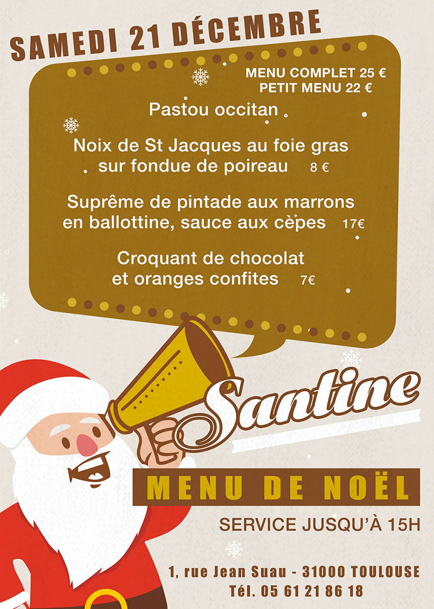 Menu de Noël